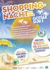 Großes Finale des GOTHAsür-Sommers mit großer Shoppingnacht Plakat zur Shoppingnacht mit einem Liegestuhl am Strand, öffnet größere Ansicht