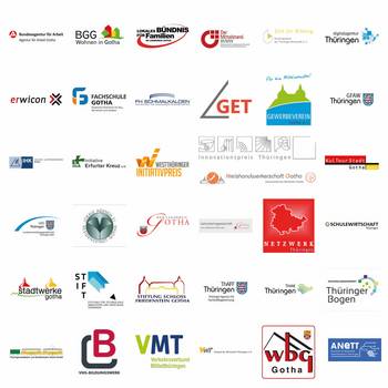 Logos aller Partner der Wirtschaftsförderung Gotha