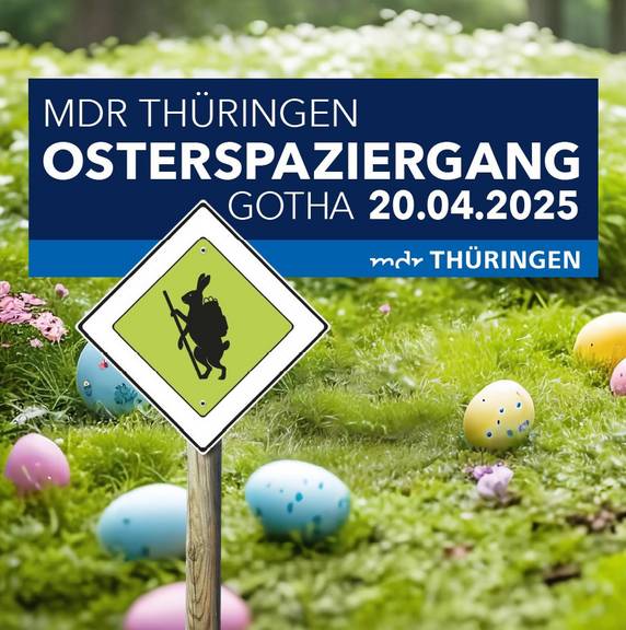 30. MDR THÜRINGEN Osterspaziergang Grafik zum 30. MDR THÜRINGEN Osterspaziergang in Gotha