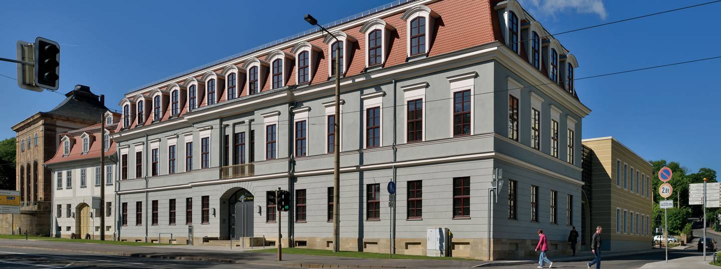 Ansicht der Stadtbibliothek Gotha