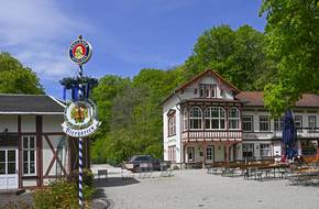 Gaststätte "Berggarten" mit Biergarten