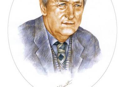 Portrait von Hanns Cibulka © Natali Schmidt gezeichnetes Portrait von Hanns Cibulka