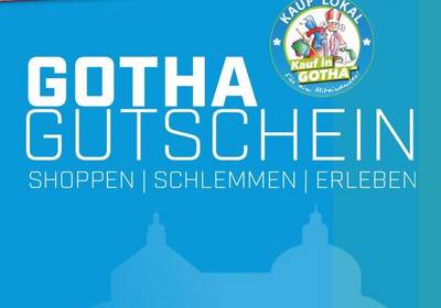 Der Gotha Gutschein soll digitalisiert werden. Grafik vom Gotha Gutschein