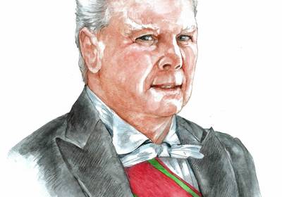 Andreas Prinz von Sachsen-Coburg und Gotha © Natali Schmidt Portraitzeichnung von Andreas Prinz von Sachsen-Coburg und Gotha