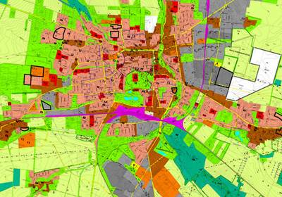 Auschnitt aus dem Flächennutzungsplan Gotha