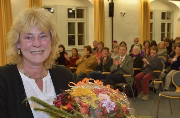 Ute Mixanek erhält die Hannah-Höch-Ehrung 2019.