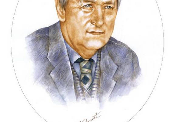 Portrait von Hanns Cibulka © Natali Schmidt gezeichnetes Portrait von Hanns Cibulka