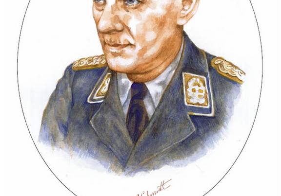Portrait Josef Ritter von Gadolla © Natali Schmidt Portraitzeichnung Josef Ritter von Gadolla