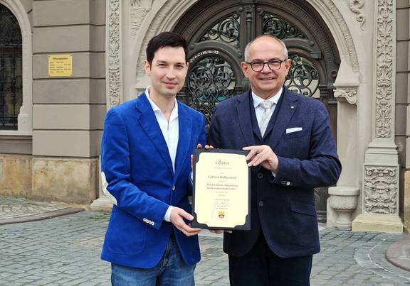 Kurd-Laßwitz-Stipendiat Gabriel Wolkenfeld 2025